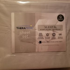 Therapedic Sheet Set ,Sleep Rx ,Queen (Brandnew, sealed)